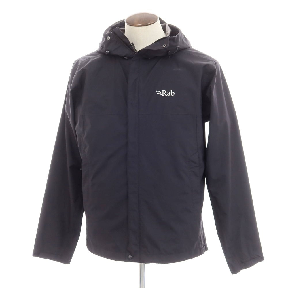 【中古】ラブ Rab ポリエステル ジップアップ マウンテンパーカー ブラック【 XL 】【 状態ランクB 】【 メンズ 】