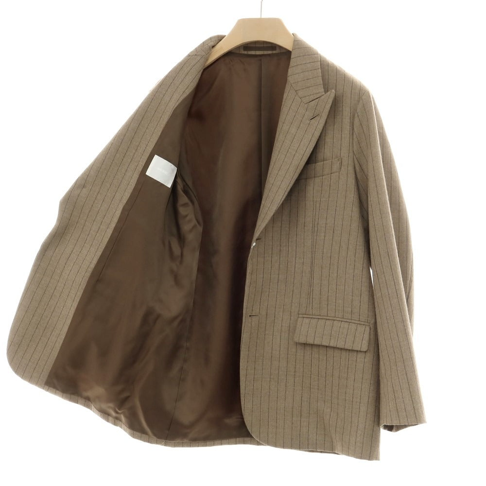 中古】コセイ COSEI ウール ストライプ 2B テーラードジャケット