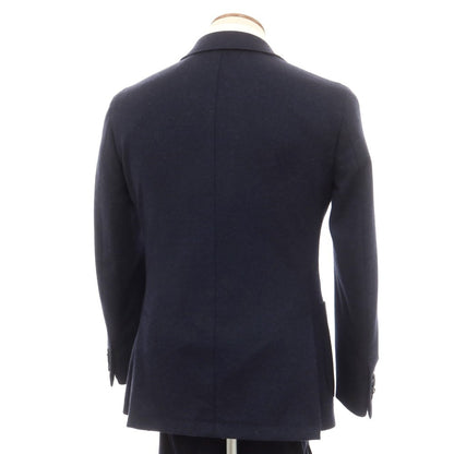 【中古】サルトリア ラトレ SARTORIA LATORRE カシミヤ 3つボタンスーツ ネイビー【サイズ46 Drop8/44 Drop8】【NVY】【A/W】【状態ランクA】【メンズ】