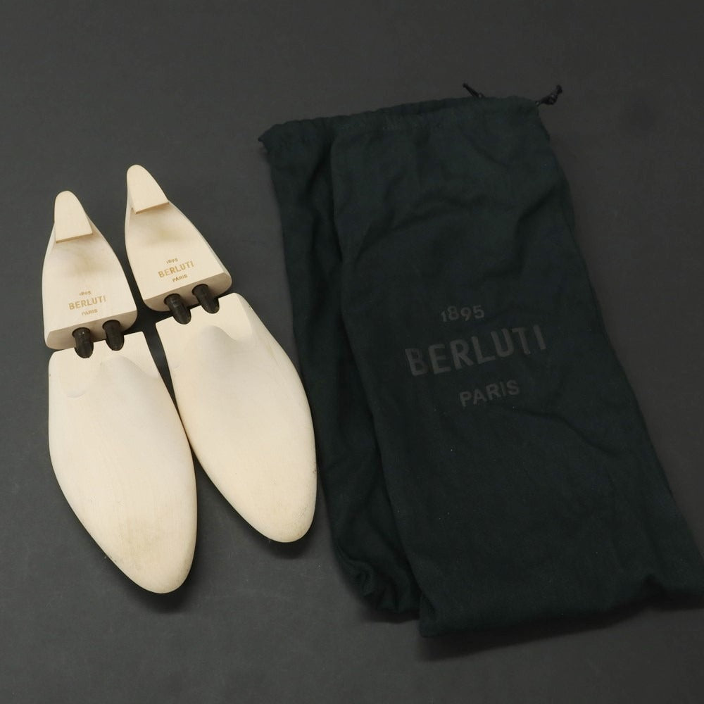 【中古】ベルルッティ Berluti ガスパール ガレ ホールカット ドレスシューズ ブラックカーキ【 7 】【 状態ランクB 】【 メンズ 】