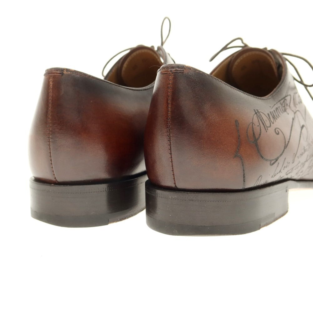 [Used] Berluti Calligraphy Alessandro Whole Cut Dress Shoes Brown [6 1/2] [Condition Rank B] [Men&