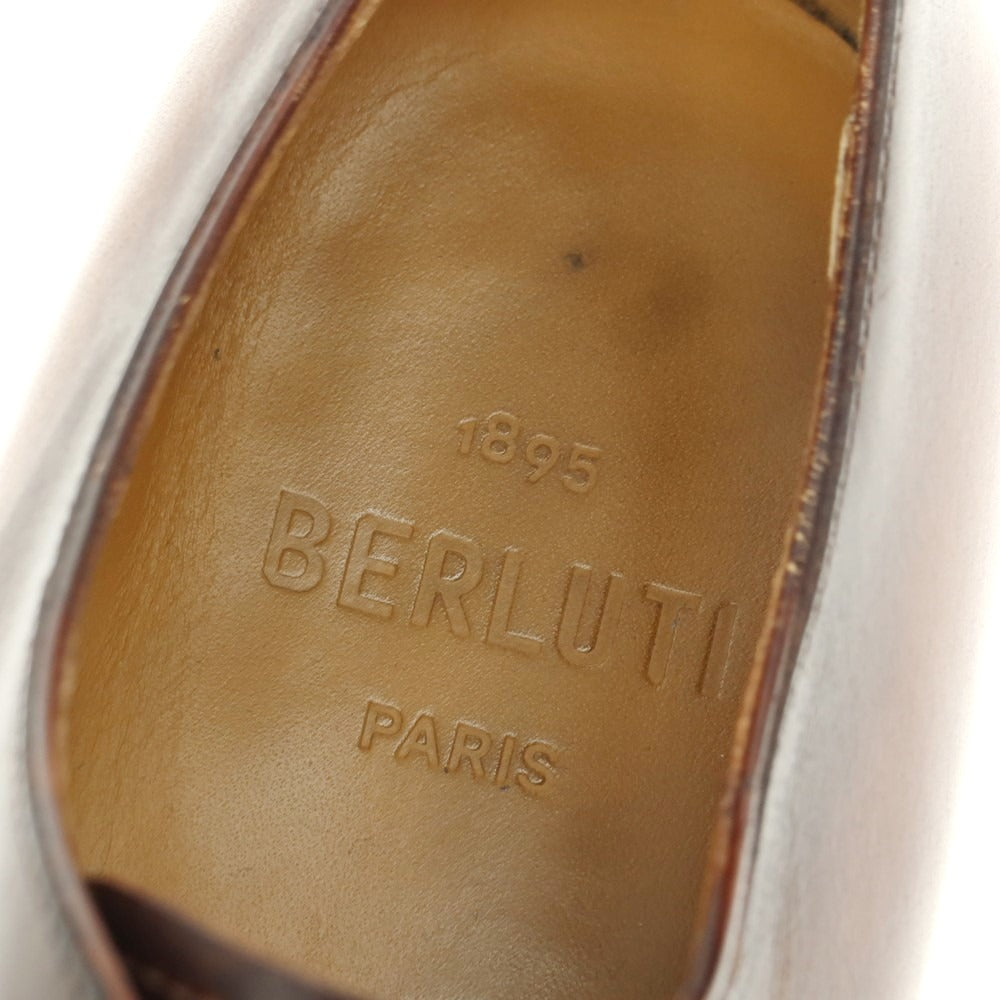 [Used] Berluti Calligraphy Alessandro Whole Cut Dress Shoes Brown [6 1/2] [Condition Rank B] [Men&