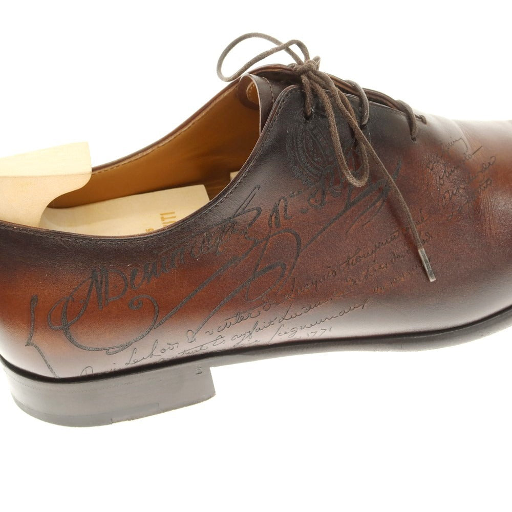 [Used] Berluti Calligraphy Alessandro Whole Cut Dress Shoes Brown [6 1/2] [Condition Rank B] [Men&