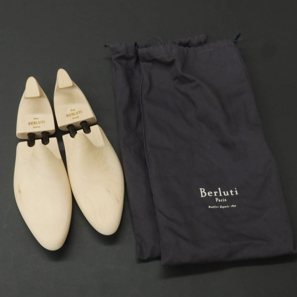 【中古】ベルルッティ Berluti ブリュレ コインローファー ブラウンオリーブ【 6 1/2 】【 状態ランクB 】【 メンズ 】 [DPD]