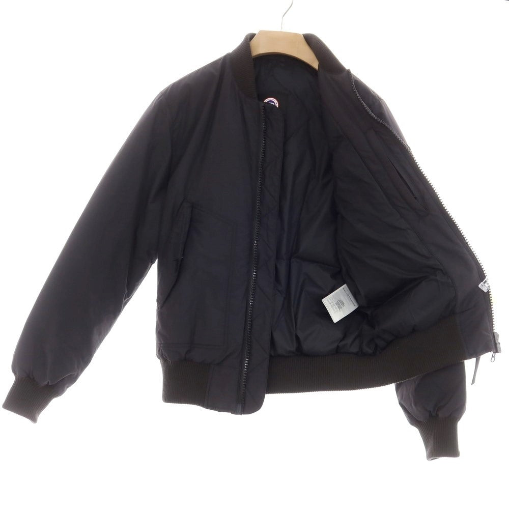 【中古】カナダグース CANADA GOOSE コットンナイロン ジップアップ ダウンジャケット ブラック【サイズM】【BLK】【A/W】【状態ランクB】【メンズ】