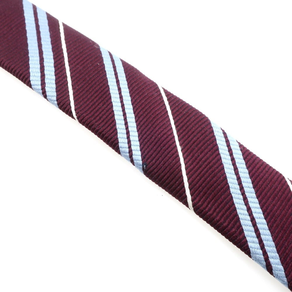 [Used] Southern Silk Striped Necktie Bordeaux x Blue [Condition Rank B] [Men&