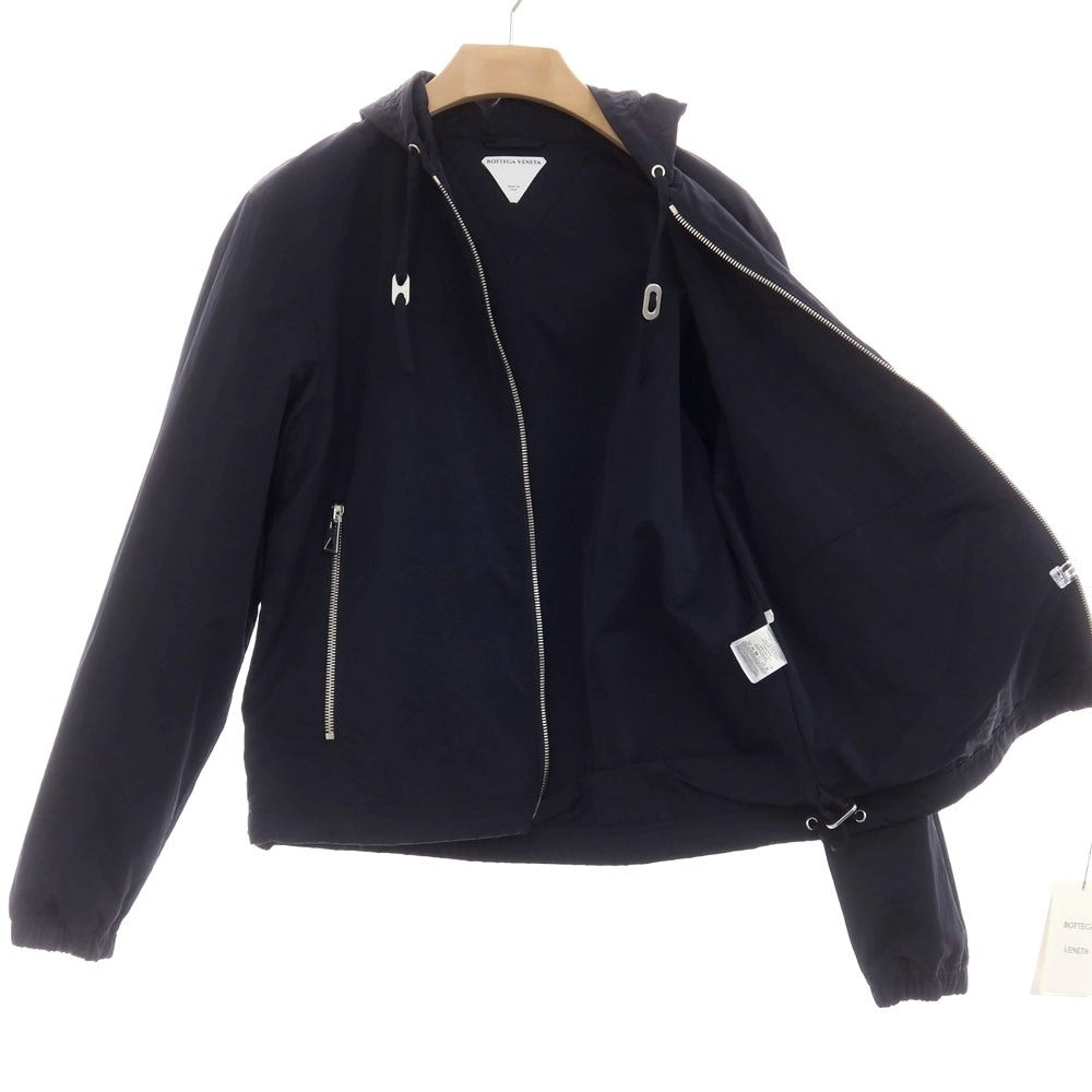 [Used] Bottega Veneta Nylon Hooded Shell Jacket Navy [Size S] [NVY] [S/S/A/W] [Condition Rank A] [Men&