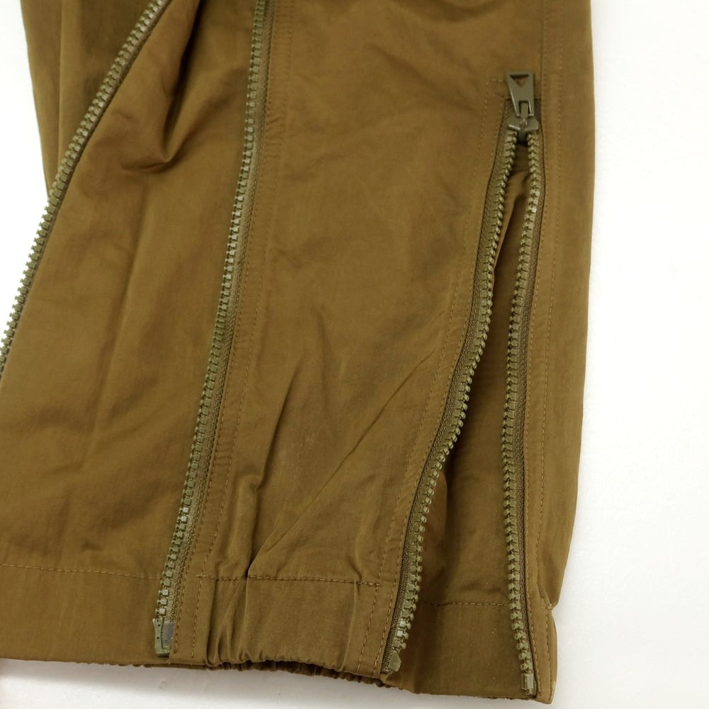 【中古】ボッテガヴェネタ BOTTEGAVENETA ナイロン ジップ イージーパンツ オリーブ【サイズS】【 状態ランクA 】【 メンズ 】 [EPD]