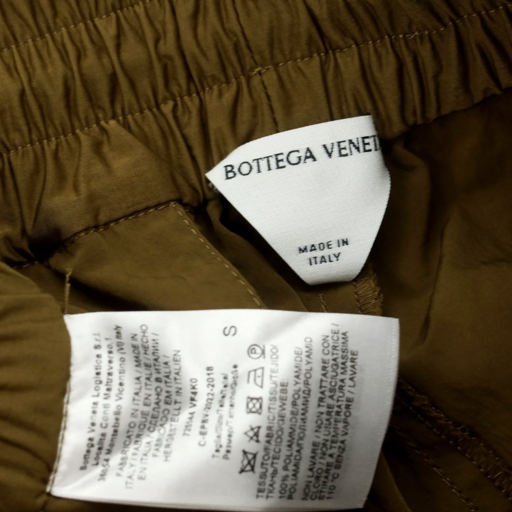 【中古】ボッテガヴェネタ BOTTEGAVENETA ナイロン ジップ イージーパンツ オリーブ【サイズS】【 状態ランクA 】【 メンズ 】 [EPD]