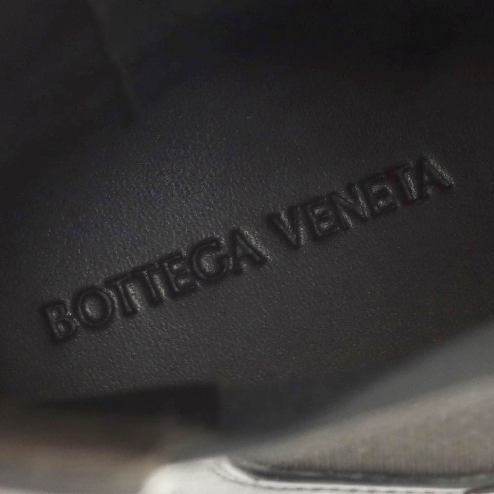 【中古】ボッテガヴェネタ BOTTEGAVENETA タイヤ チェルシー ブーツ ブラックxクリア【 41 】【 状態ランクA 】【 メンズ 】