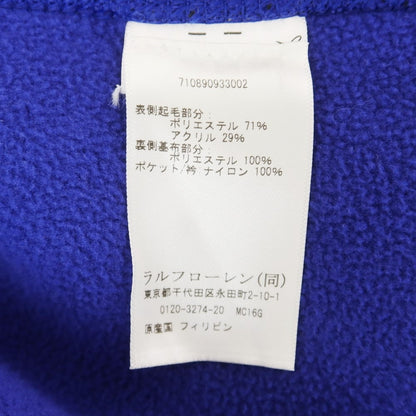 【中古】ポロ ラルフローレン Polo Ralph Lauren ポリエステル ジップアップ フリースジャケット ロイヤルブルーxオレンジ【サイズM】【BLU】【A/W】【状態ランクA】【メンズ】
[APD]