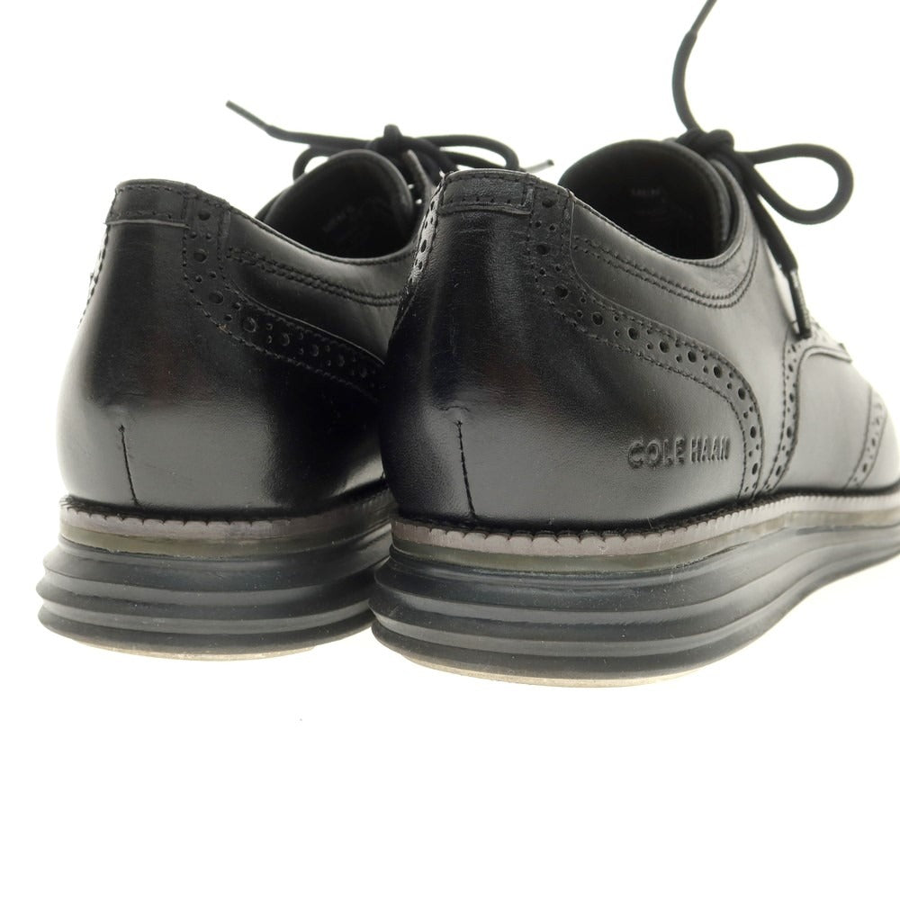 【中古】コールハーン COLE HAAN OG ENERGY MERID SHORTWING OX ドレス スニーカー ブラック【 27.5E 】【 状態ランクB 】【 メンズ 】