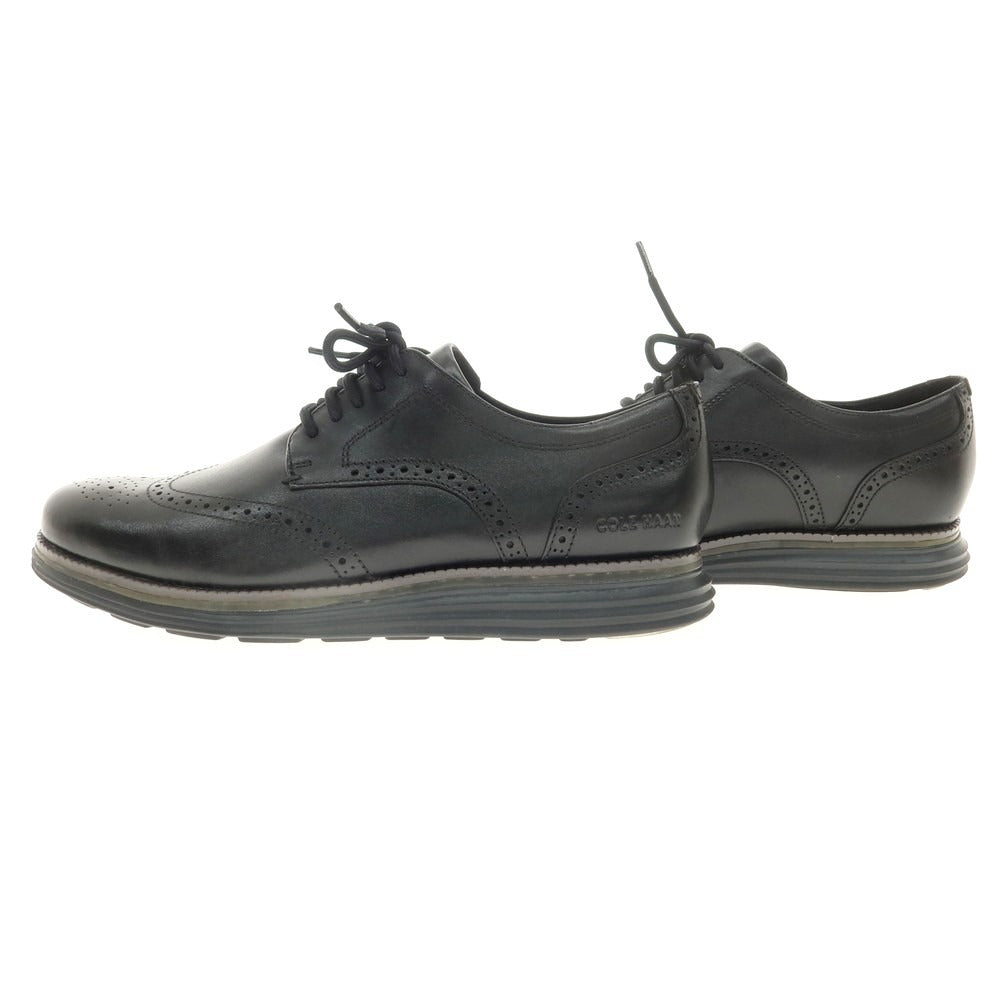 【中古】コールハーン COLE HAAN OG ENERGY MERID SHORTWING OX ドレス スニーカー ブラック【 27.5E 】【 状態ランクB 】【 メンズ 】