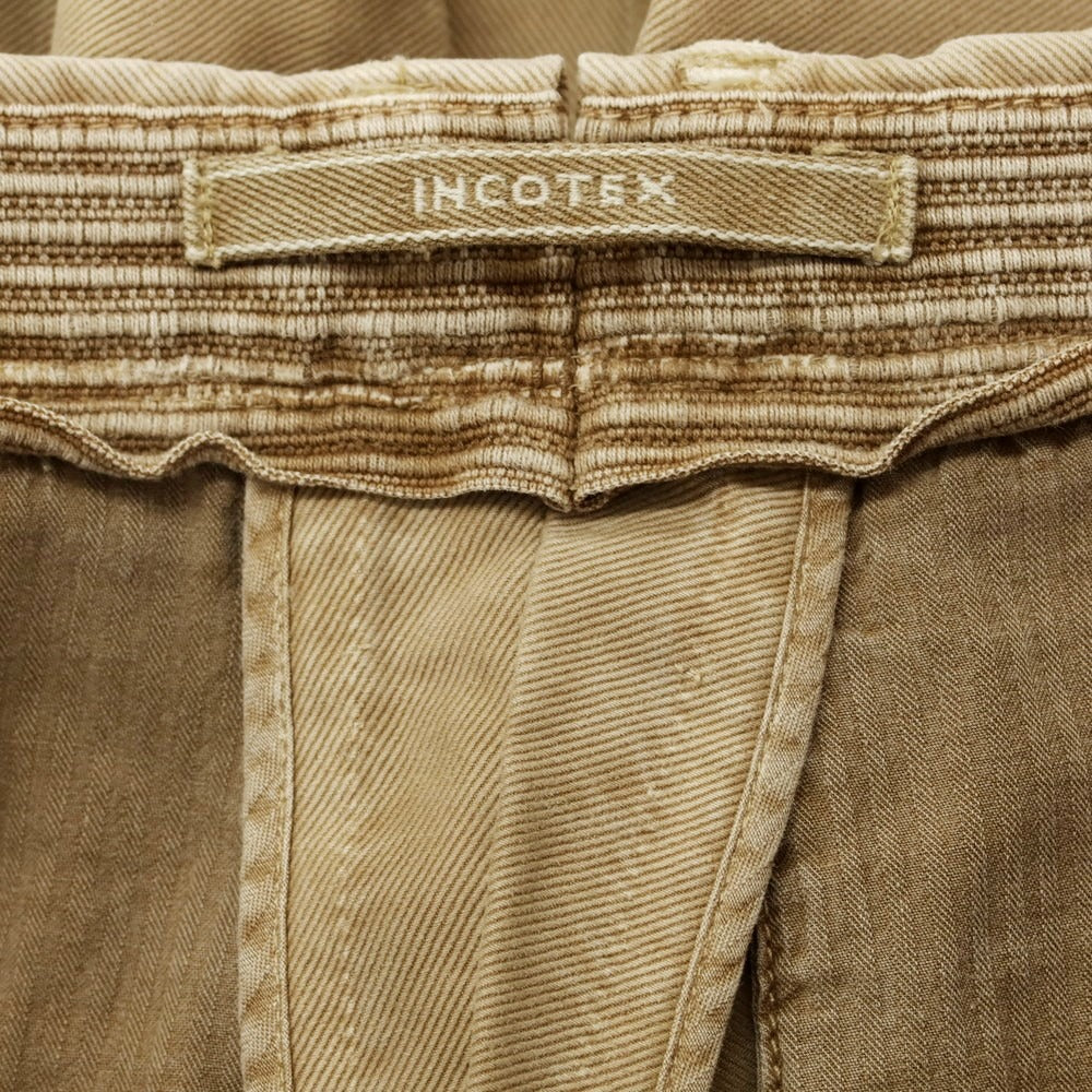 【中古】インコテックス INCOTEX コットン チノパンツ ベージュ【 31 】【 状態ランクC 】【 メンズ 】