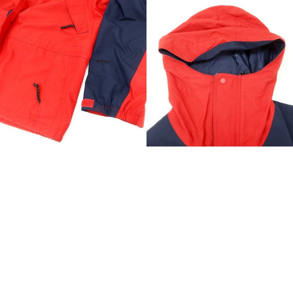 【中古】パタゴニア patagonia 2002年製 GORE-TEX ナイロン マウンテンパーカー レッドxネイビー【サイズL】【RED】【S/S/A/W】【状態ランクB】【メンズ】