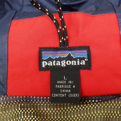 【中古】パタゴニア patagonia 2002年製 GORE-TEX ナイロン マウンテンパーカー レッドxネイビー【サイズL】【RED】【S/S/A/W】【状態ランクB】【メンズ】