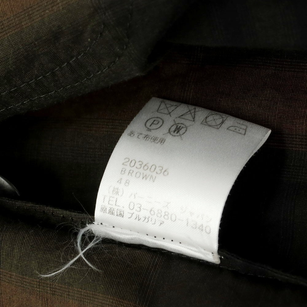 【中古】ドリスヴァンノッテン DRIES VAN NOTEN コットン チェック 2つボタン カジュアルジャケット ブラックxブラウン【 48 】【 状態ランクB 】【 メンズ 】