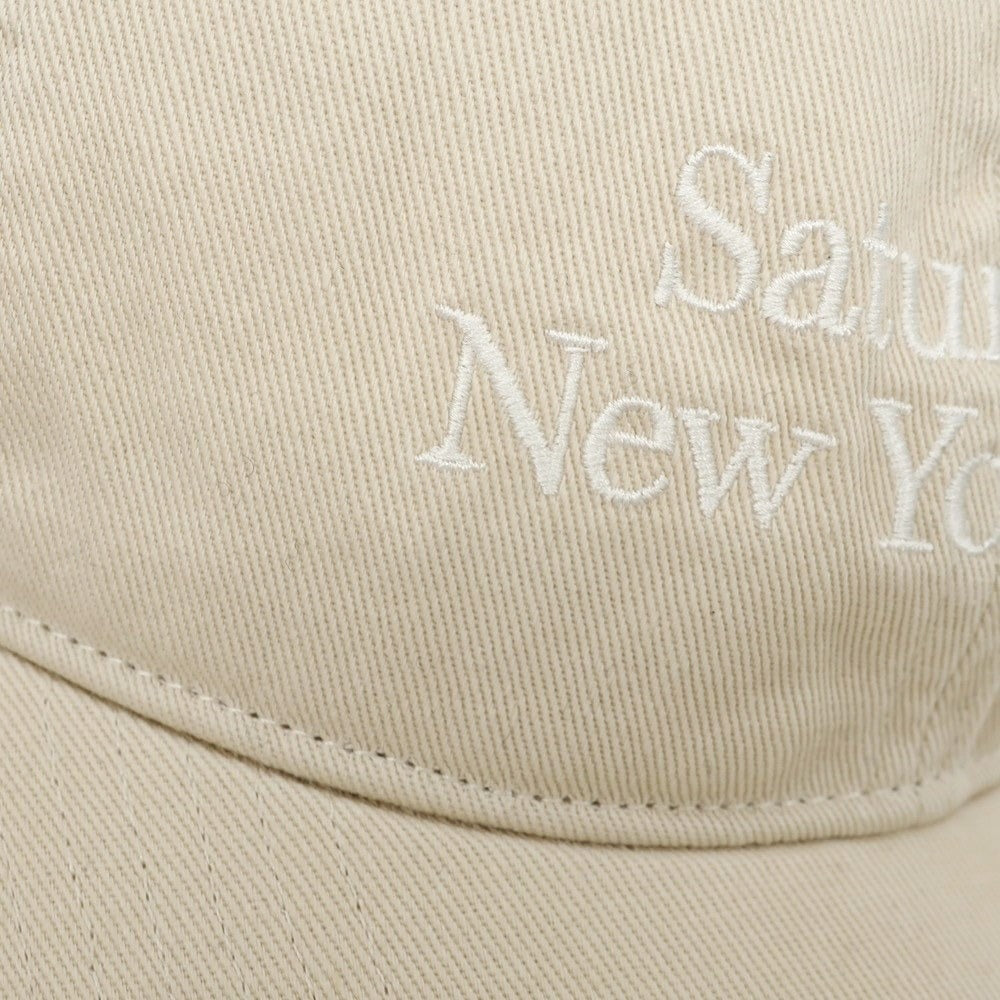 【中古】サタデーズ ニューヨークシティ Saturdays NYC コットン 6パネル キャップ 帽子 ベージュ【サイズF】【BEI】【S/S/A/W】【状態ランクB】【メンズ】