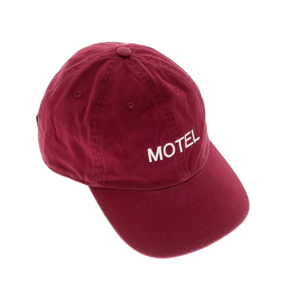 【中古】マイル Mile コットン 6パネル キャップ 帽子 ボルドー【RED】【S/S/A/W】【状態ランクC】【メンズ】