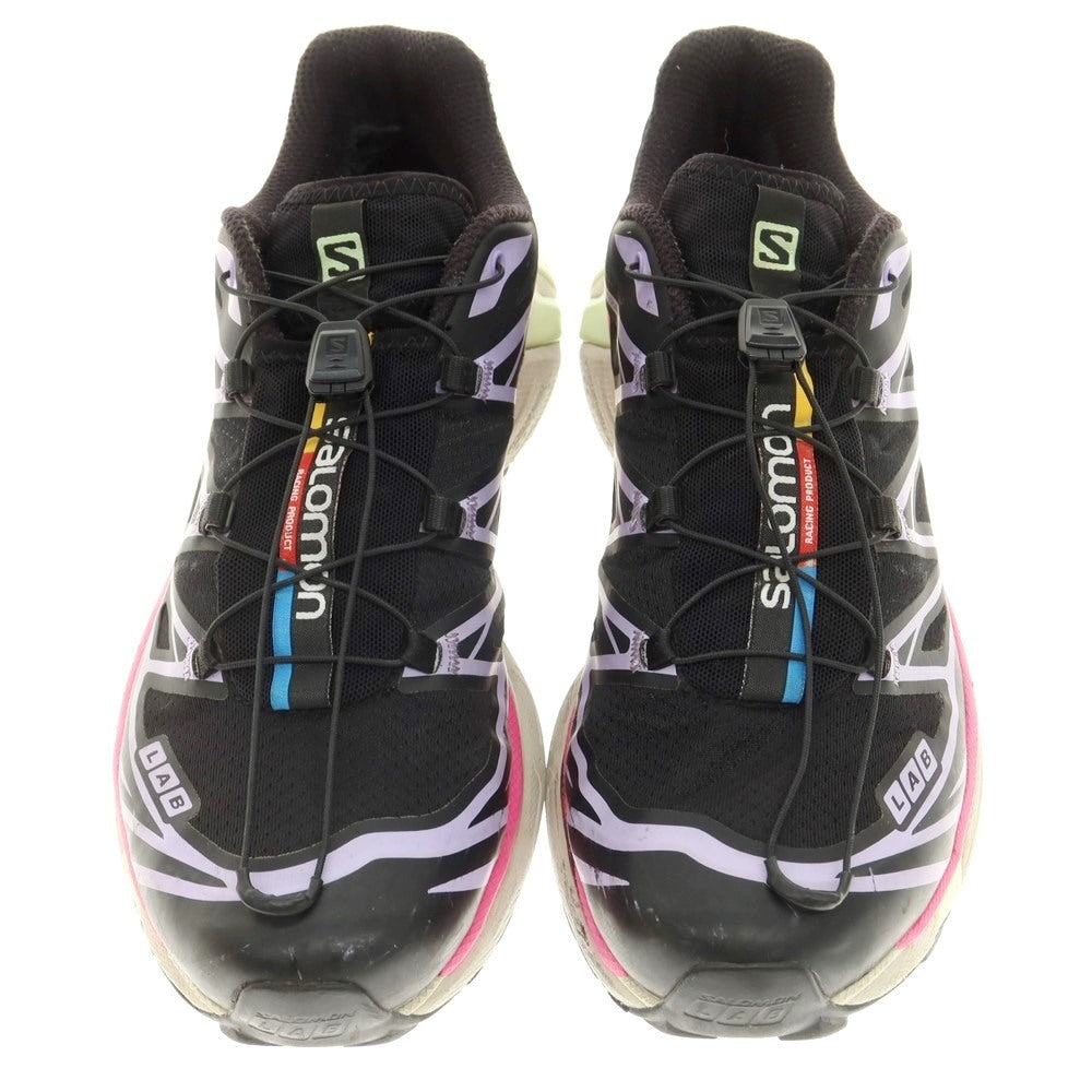 【中古】サロモン SALOMON XT-6 ADV スニーカー ブラックxピンク系【 26.5cm 】【 状態ランクC 】【 メンズ 】