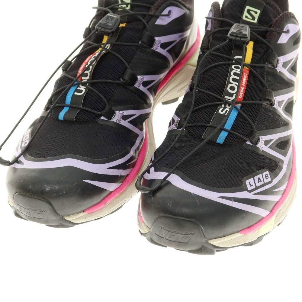 【中古】サロモン SALOMON XT-6 ADV スニーカー ブラックxピンク系【 26.5cm 】【 状態ランクC 】【 メンズ 】