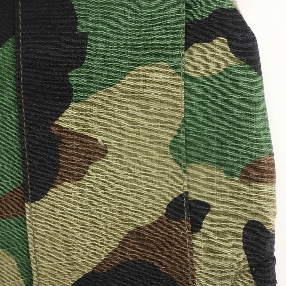 【中古】ミリタリー MILITARY US ARMY コットン カモフラ カーゴ ショートパンツ オリーブグリーンxブラウン【 27 】【 状態ランクB 】【 メンズ 】
