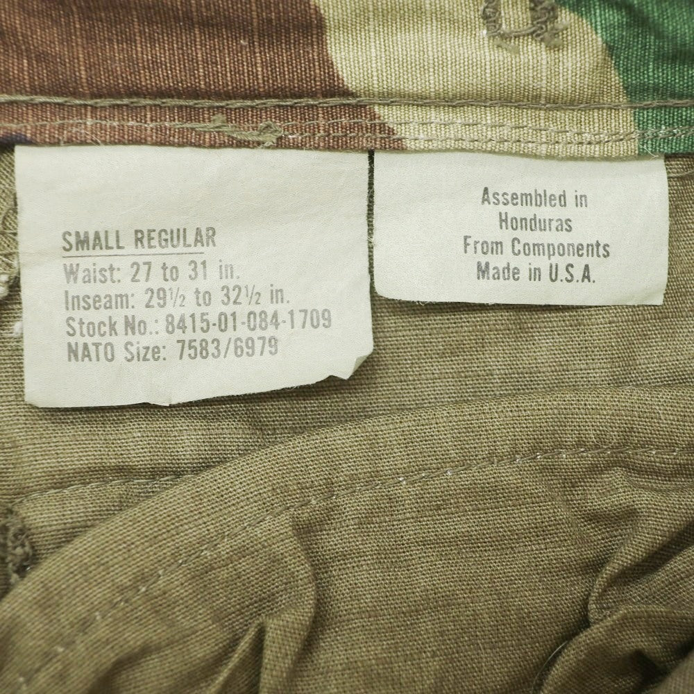 【中古】ミリタリー MILITARY US ARMY コットン カモフラ カーゴ ショートパンツ オリーブグリーンxブラウン【 27 】【 状態ランクB 】【 メンズ 】