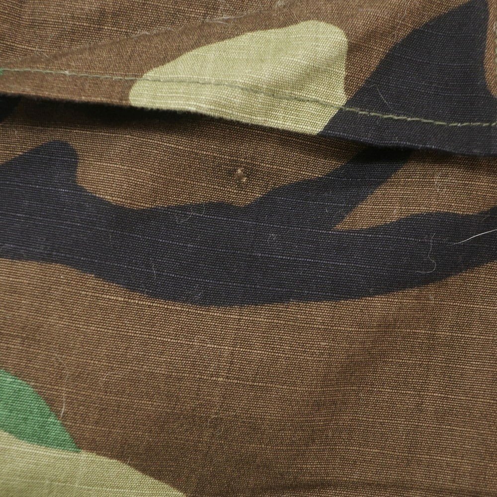 【中古】ミリタリー MILITARY US ARMY コットン カモフラ カーゴ ショートパンツ オリーブグリーンxブラウン【 27 】【 状態ランクB 】【 メンズ 】