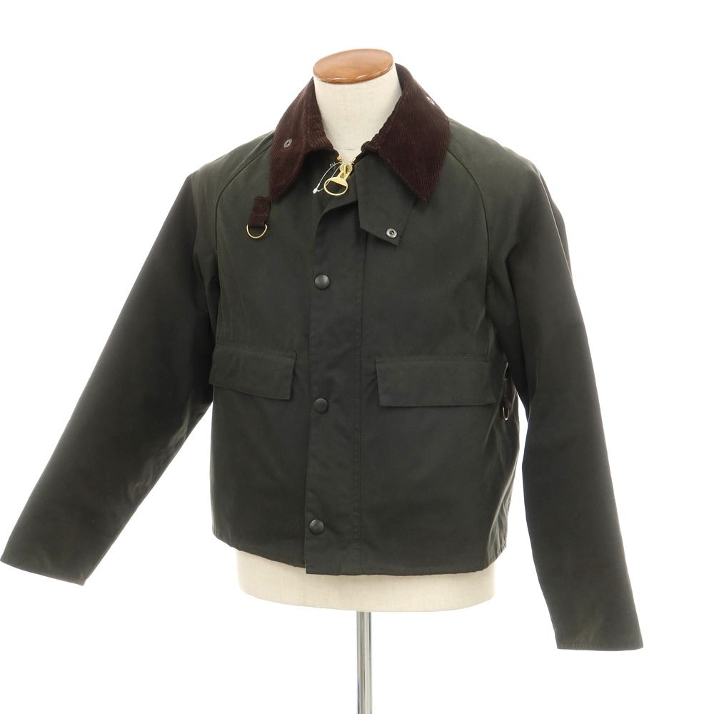 【中古】バブアー Barbour SPEY ワックスコットン フィールドジャケット オリーブ【 M 】【 状態ランクA 】【 メンズ 】