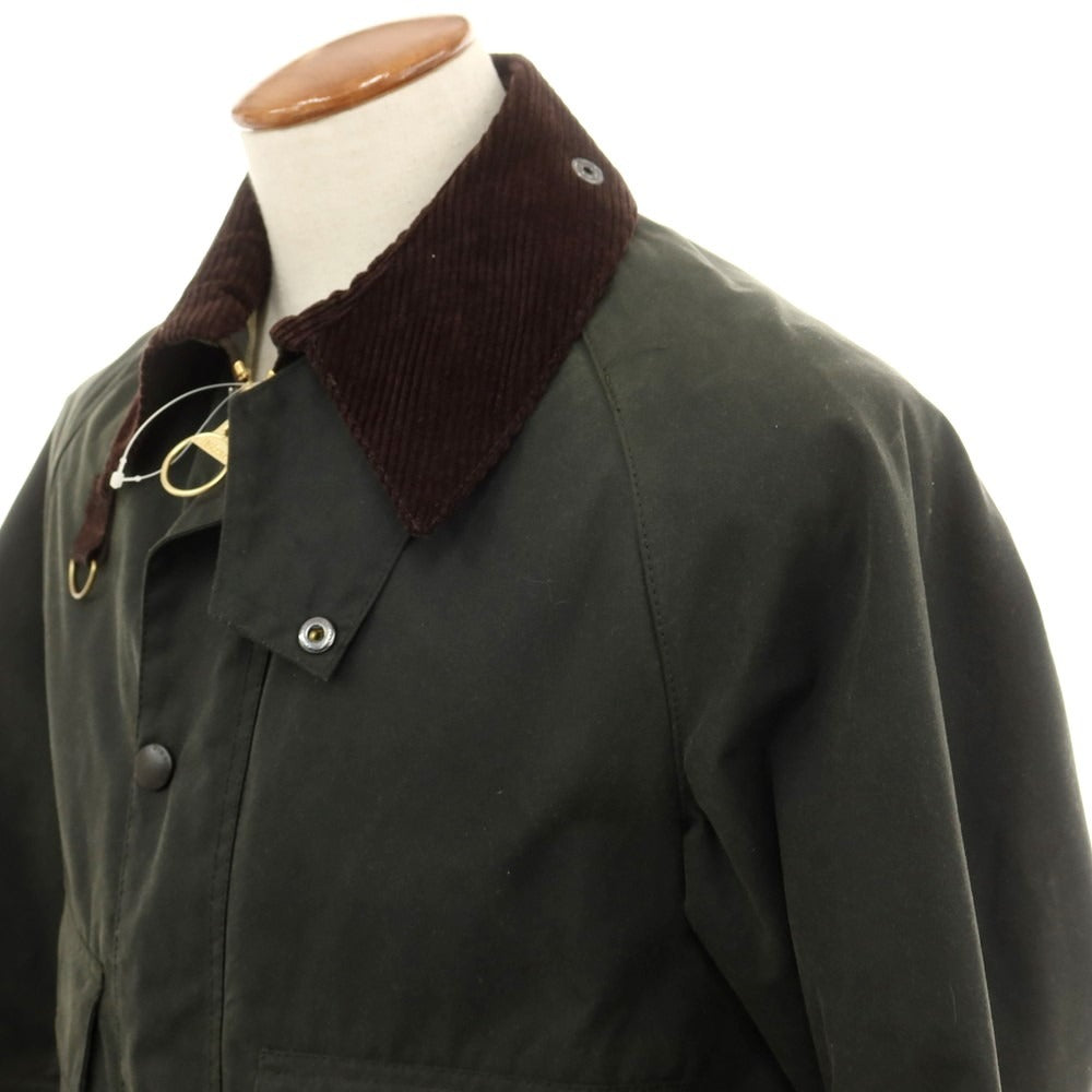 【中古】バブアー Barbour SPEY ワックスコットン フィールドジャケット オリーブ【 M 】【 状態ランクA 】【 メンズ 】