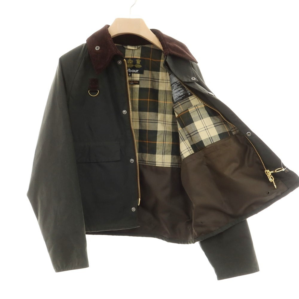 【中古】バブアー Barbour SPEY ワックスコットン フィールドジャケット オリーブ【 M 】【 状態ランクA 】【 メンズ 】