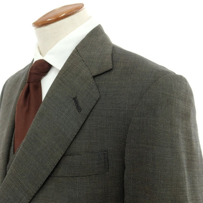 【中古】ヘンリー プール Henry Poole ウール系 スリーピース 2つボタンスーツ グレー系【 M位 】【 状態ランクD 】【 メンズ 】