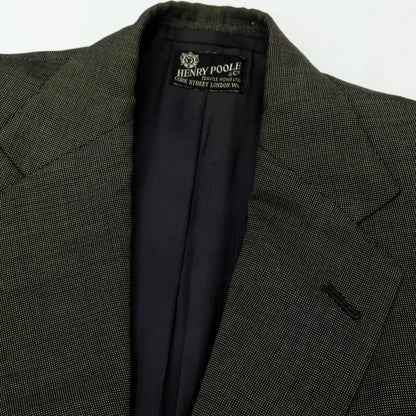 【中古】ヘンリー プール Henry Poole ウール系 スリーピース 2つボタンスーツ グレー系【 M位 】【 状態ランクD 】【 メンズ 】