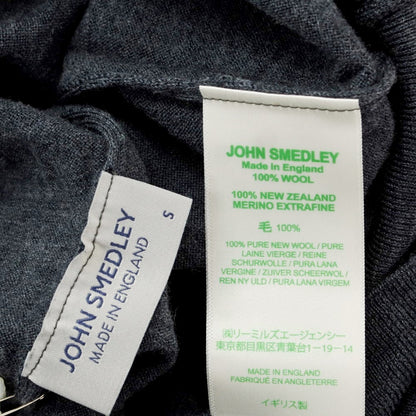 【中古】ジョンスメドレー JOHN SMEDLEY ウール タートルネック プルオーバーニット グレー【サイズS】【GRY】【A/W】【状態ランクD】【メンズ】