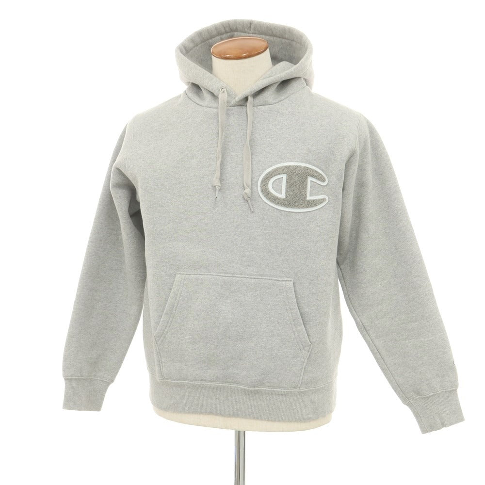 【中古】チャンピオン Champion コットンポリエステル プルオーバー パーカー グレー【サイズM】【GRY】【S/S/A/W】【状態ランクB】【メンズ】