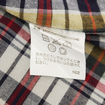 【中古】デニムアンドサプライ ラルフローレン DENIM &amp; SUPPLY Ralph Lauren コットン チェック カジュアルシャツ
 グレーxレッド【 S 】【 状態ランクB 】【 メンズ 】