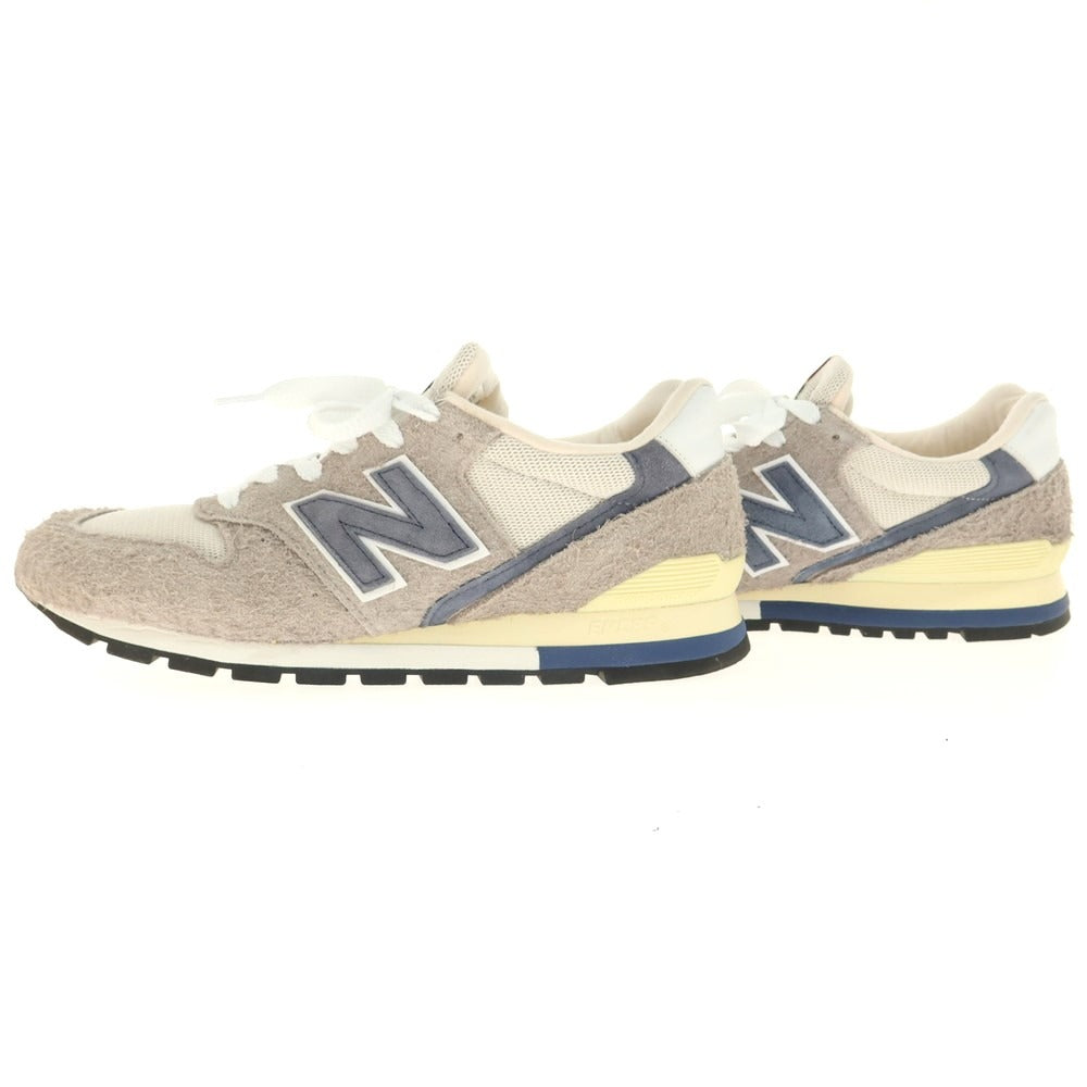 【中古】ニューバランス NEW BALANCE USA製 U996TE スニーカー グレーxネイビー【 28cm 】【 状態ランクB 】【 メンズ 】