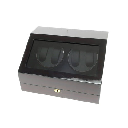 【中古】WATCH WINDER ワインディングマシーン 時計 ブラックxボルドー【 状態ランクB 】【 メンズ 】