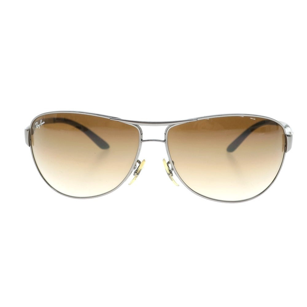 【中古】レイバン Ray-Ban RB3342 チタン ティアドロップ サングラス シルバー【 63□12 】【 状態ランクB 】【 メンズ 】