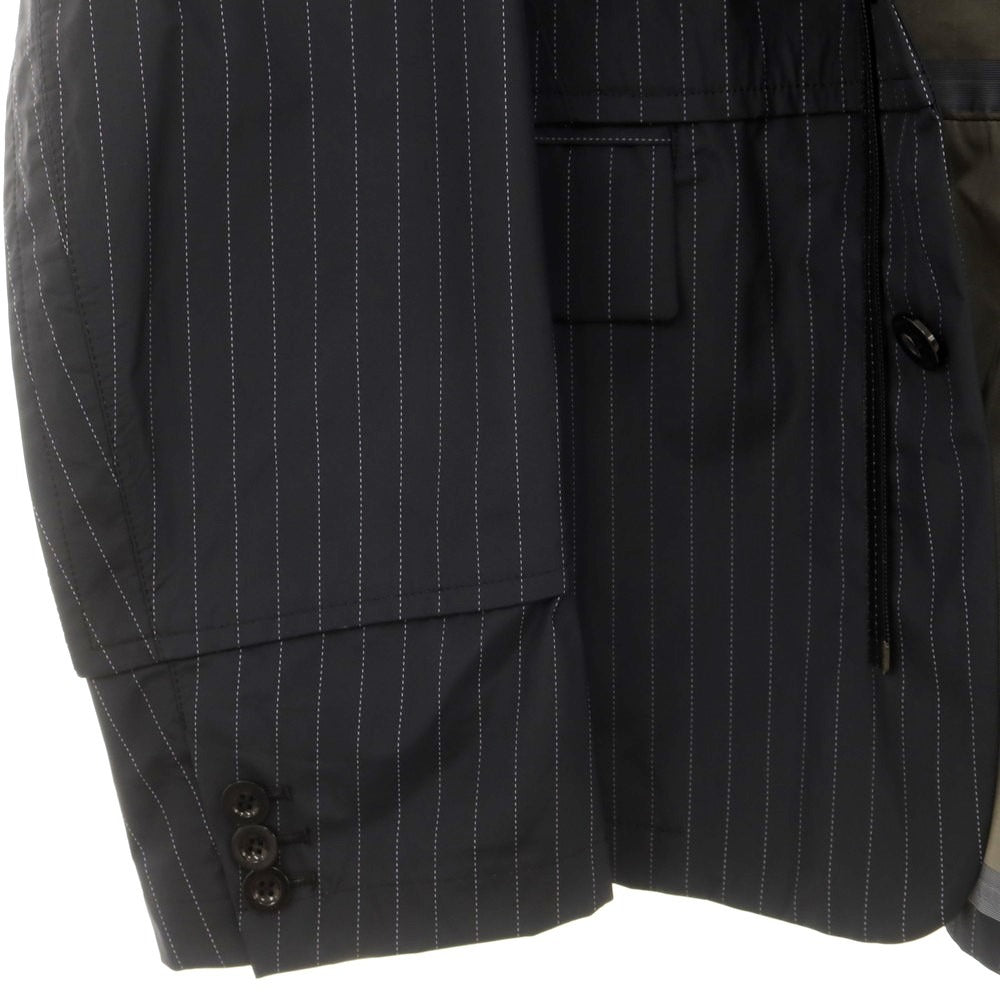 [Used] Sacai polyester striped jacket blouson charcoal gray [size 4] [GRY] [S/S/A/W] [Condition rank B] [Men&