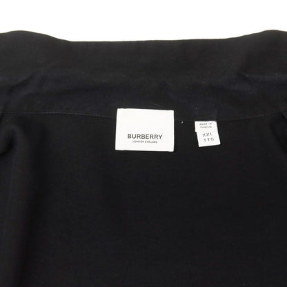 【中古】バーバリー BURBERRY レーヨン オープンカラー 半袖シャツ ブラック【サイズXXL】【BLK】【S/S】【状態ランクB】【メンズ】