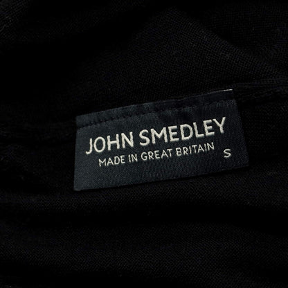 【中古】ジョンスメドレー JOHN SMEDLEY ウール タートルネック プルオーバーニット ブラックxホワイト【サイズS】【BLK】【A/W】【状態ランクB】【メンズ】