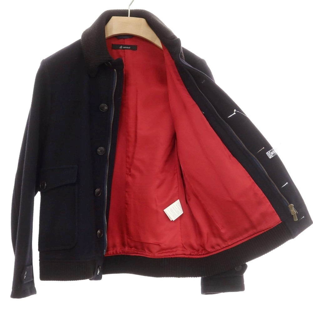 【中古】ジョンブル Johnbull ウール ナイロン その他ブルゾン ブラック【サイズS】【 状態ランクC 】【 メンズ 】 [EPD]