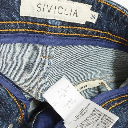 【中古】シビリア SIVIGLIA ジーンズ デニムパンツ ネイビー【サイズ28】【NVY】【S/S/A/W】【状態ランクB】【メンズ】