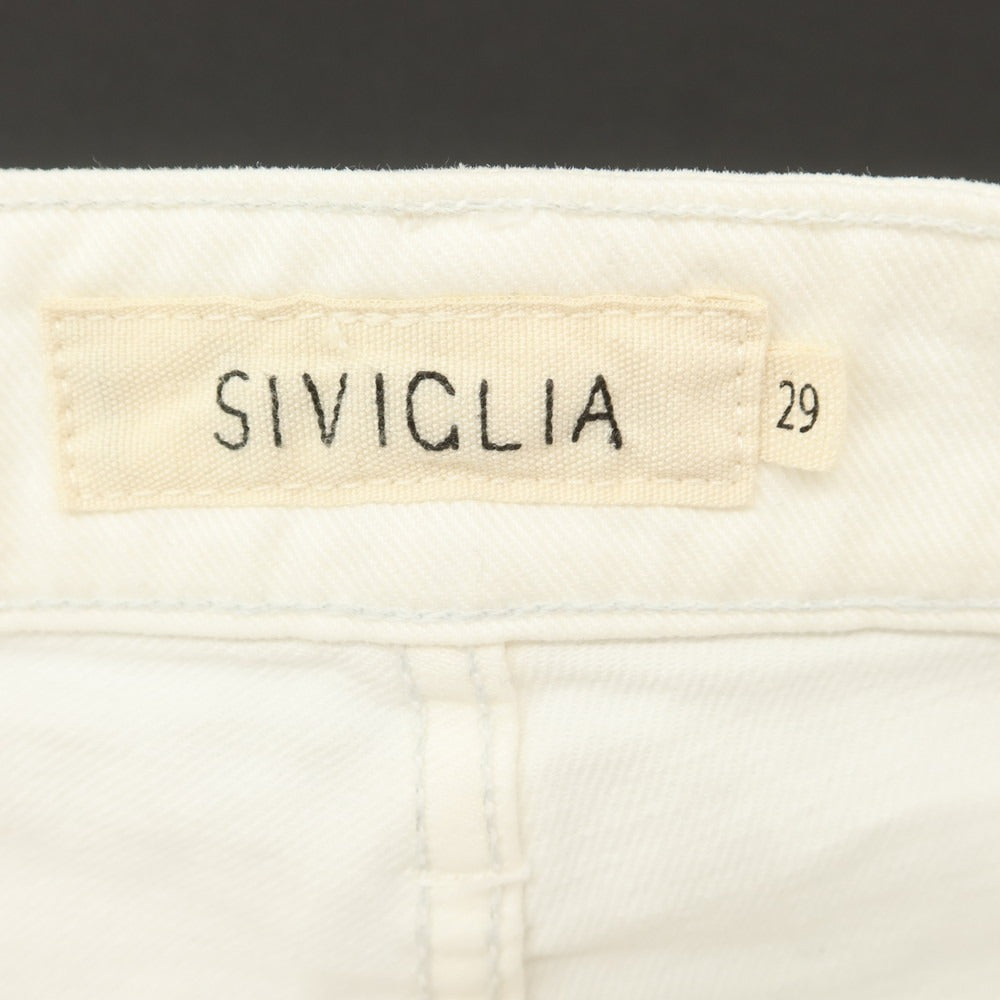 【中古】シビリア SIVIGLIA ジーンズ デニムパンツ ホワイト【サイズ29】【WHT】【S/S/A/W】【状態ランクB】【メンズ】