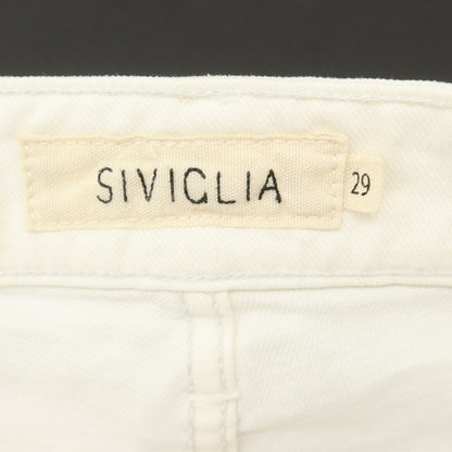 【中古】シビリア SIVIGLIA ジーンズ デニムパンツ ホワイト【サイズ29】【WHT】【S/S/A/W】【状態ランクB】【メンズ】