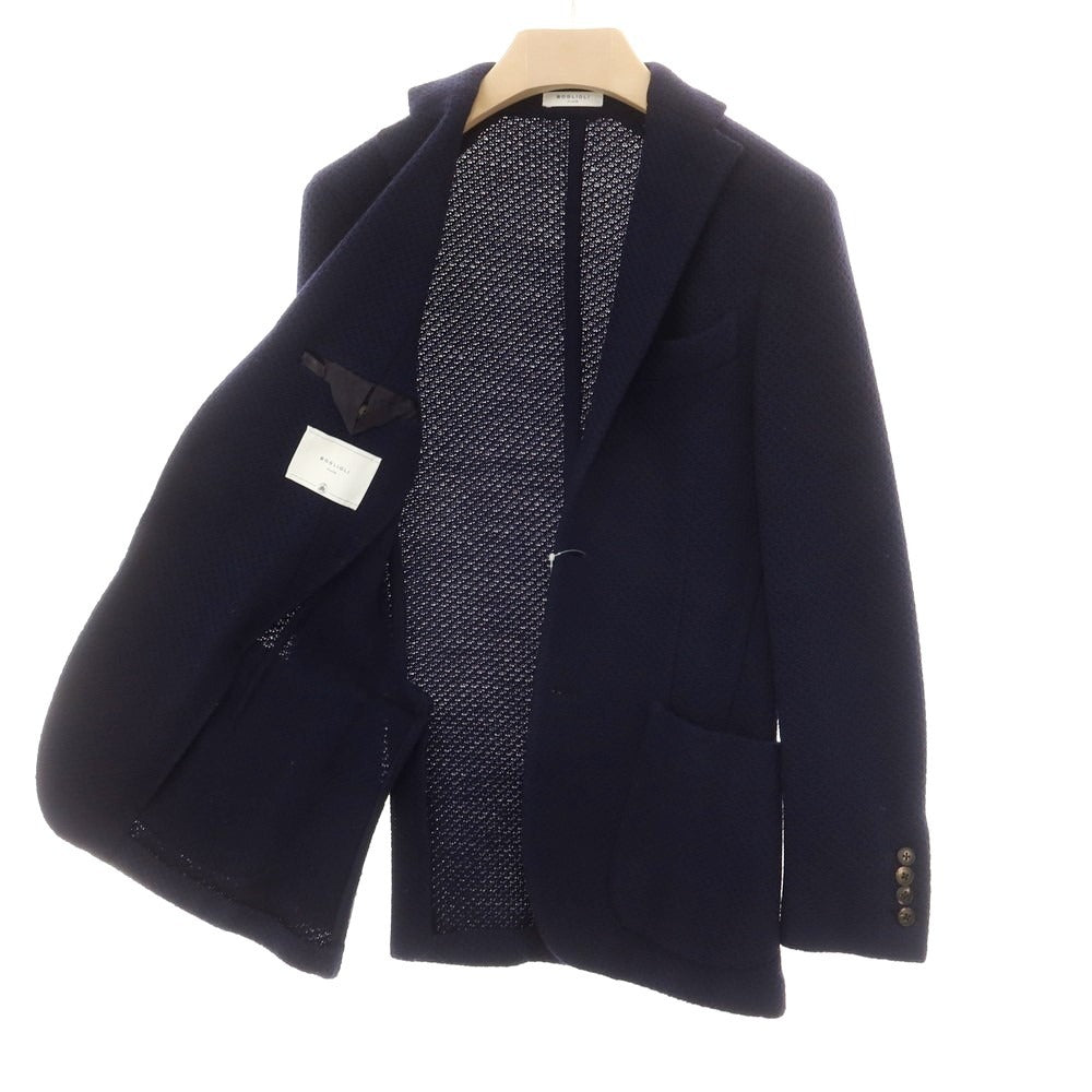 【中古】ボリオリ BOGLIOLI K.JACKET ウール カジュアルジャケット ネイビー【サイズ42】【NVY】【A/W】【状態ランクB】【メンズ】