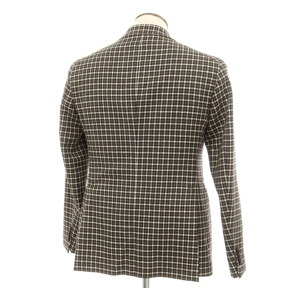 中古】タリアトーレ TAGLIATORE ウールコットン チェック テーラード