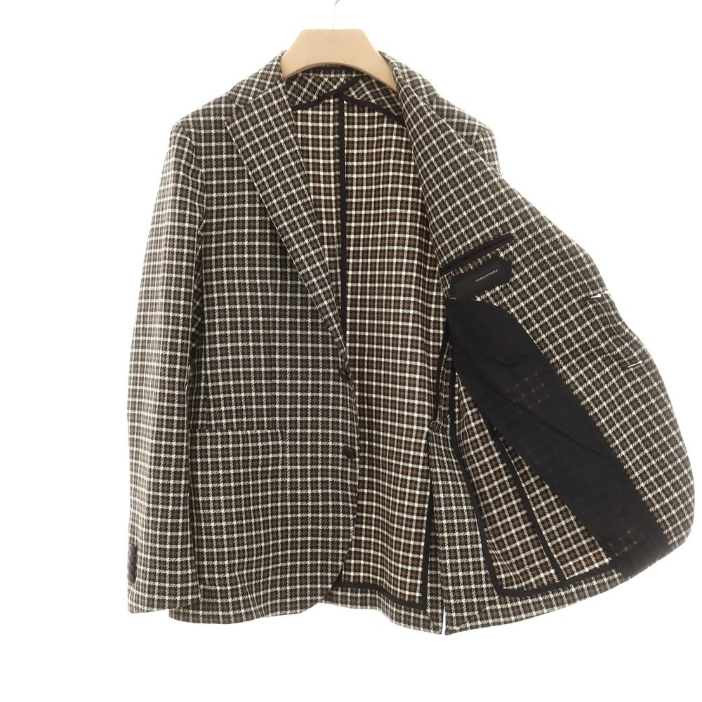 中古】タリアトーレ TAGLIATORE ウールコットン チェック テーラード