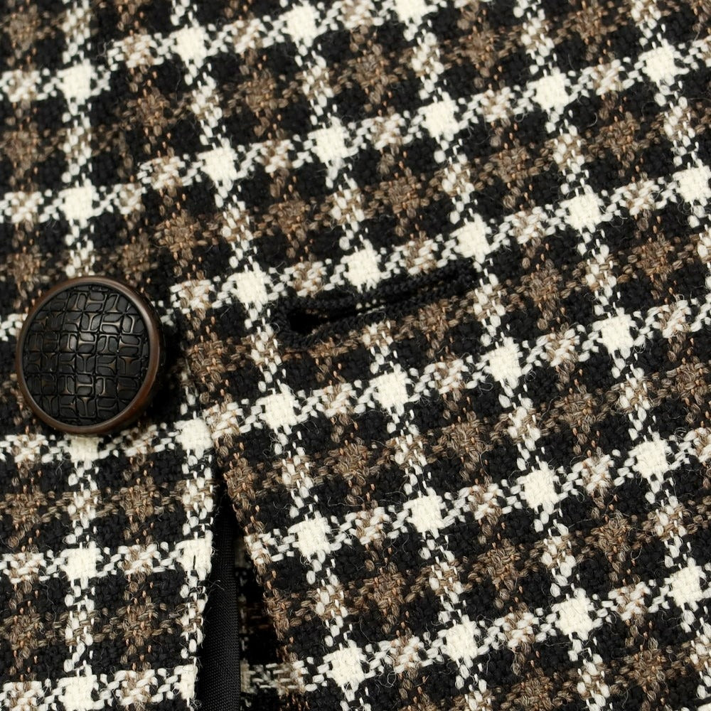 中古】タリアトーレ TAGLIATORE ウールコットン チェック テーラード